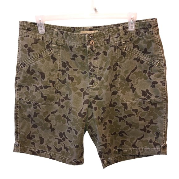 Gander Mountain Pants - Gander Mountain Womens Size 18 Camouflage Cotton Pockets Hiking Camo Shorts